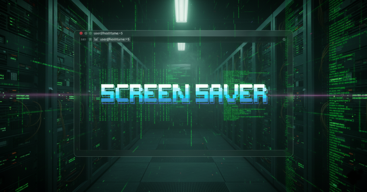 Terminal Screensaver: Tu salvapantallas retro
